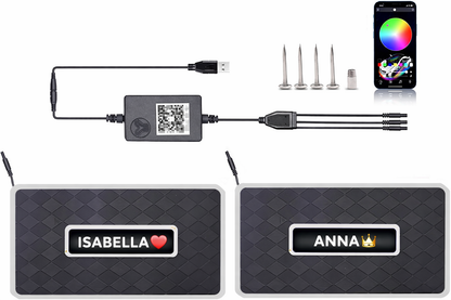 NovaMats™ Custom RGB LED Car Mats