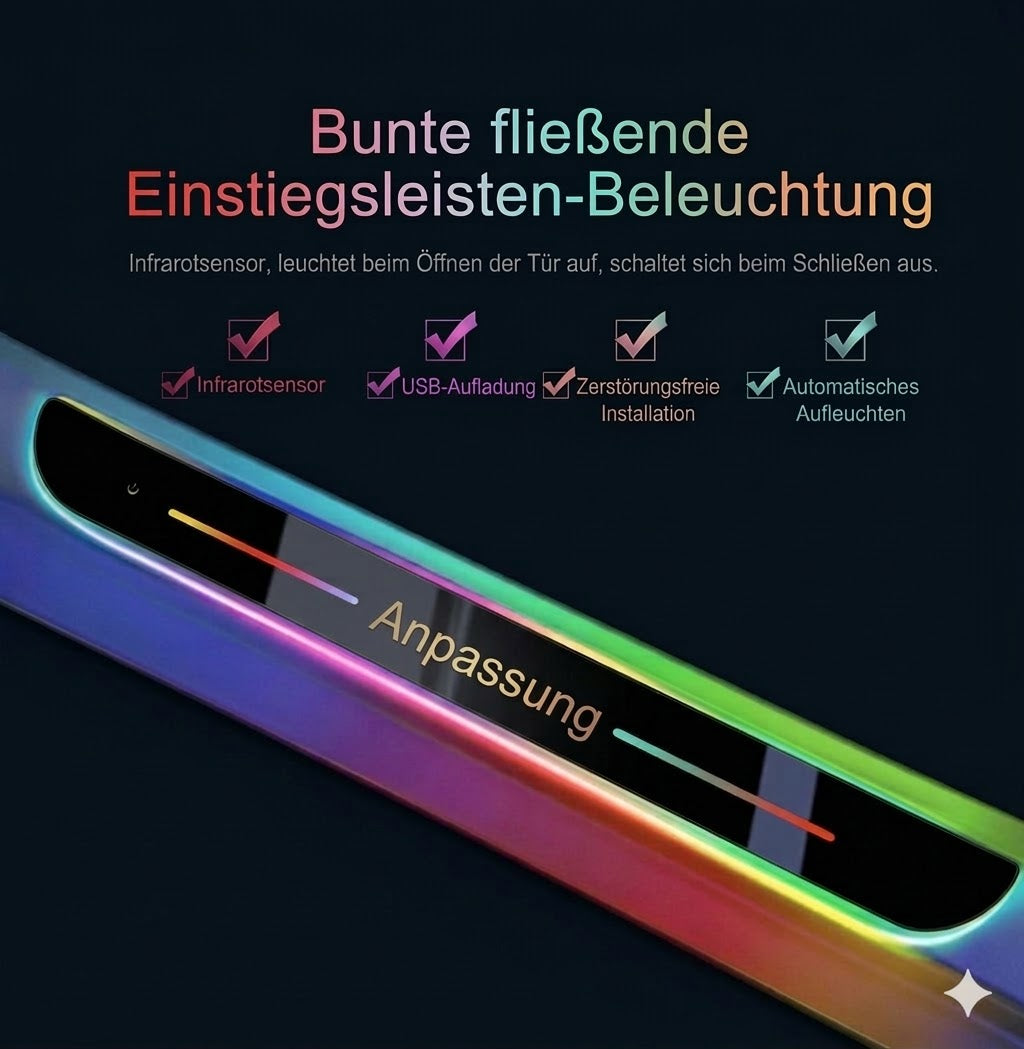 Personalisierte LED-Türleisten